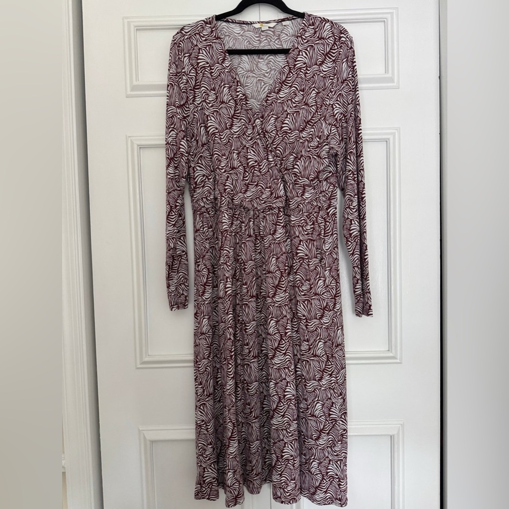 Boden Women’s Long Sleeve Midi Dress - size 16/18